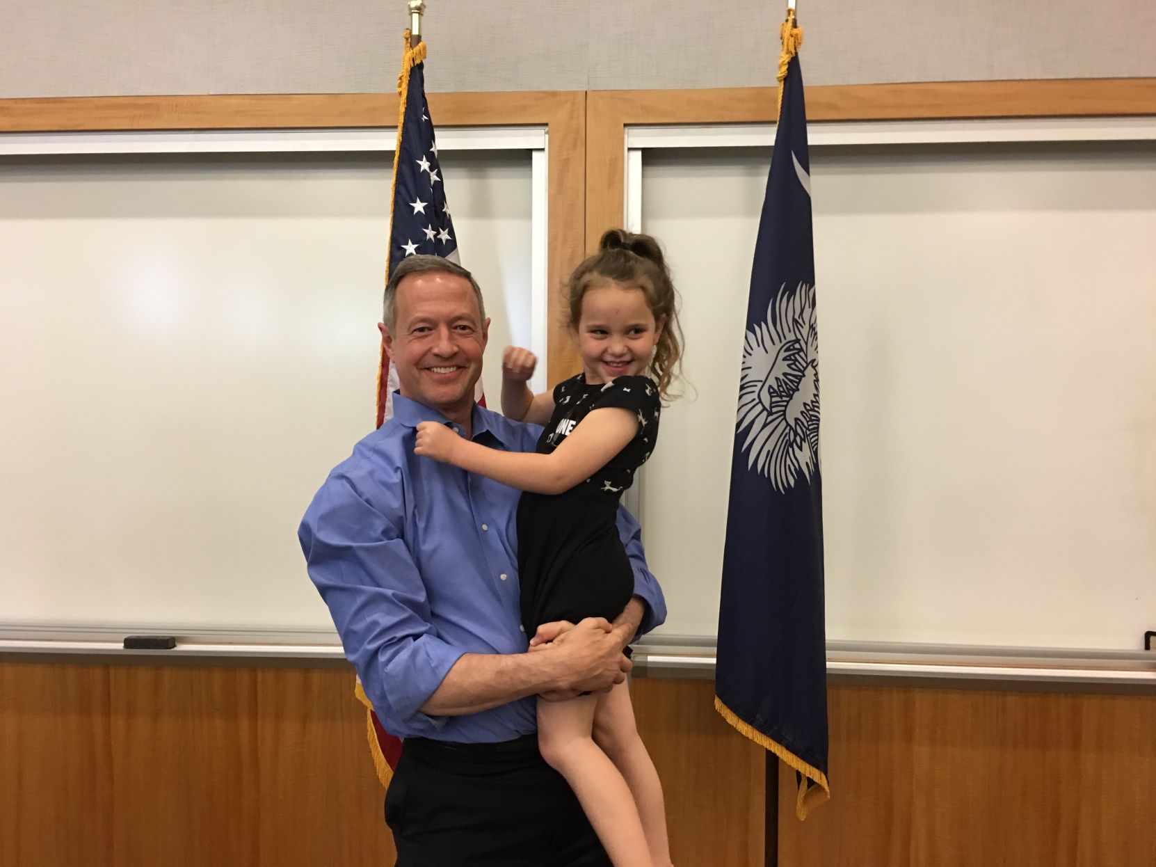 O'Malley with Sullivan Charleston town hall